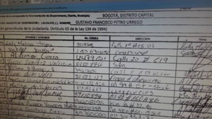Resumen 11:00 am: Petro impugnará firmas no válidas que buscan su revocatoria