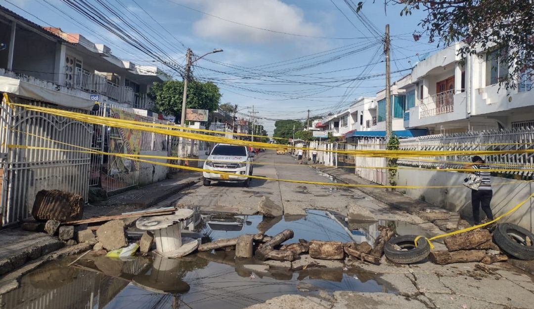 Los vecinos siguen esperando a secretaría de infraestructura y hasta el momento no hay respuestas