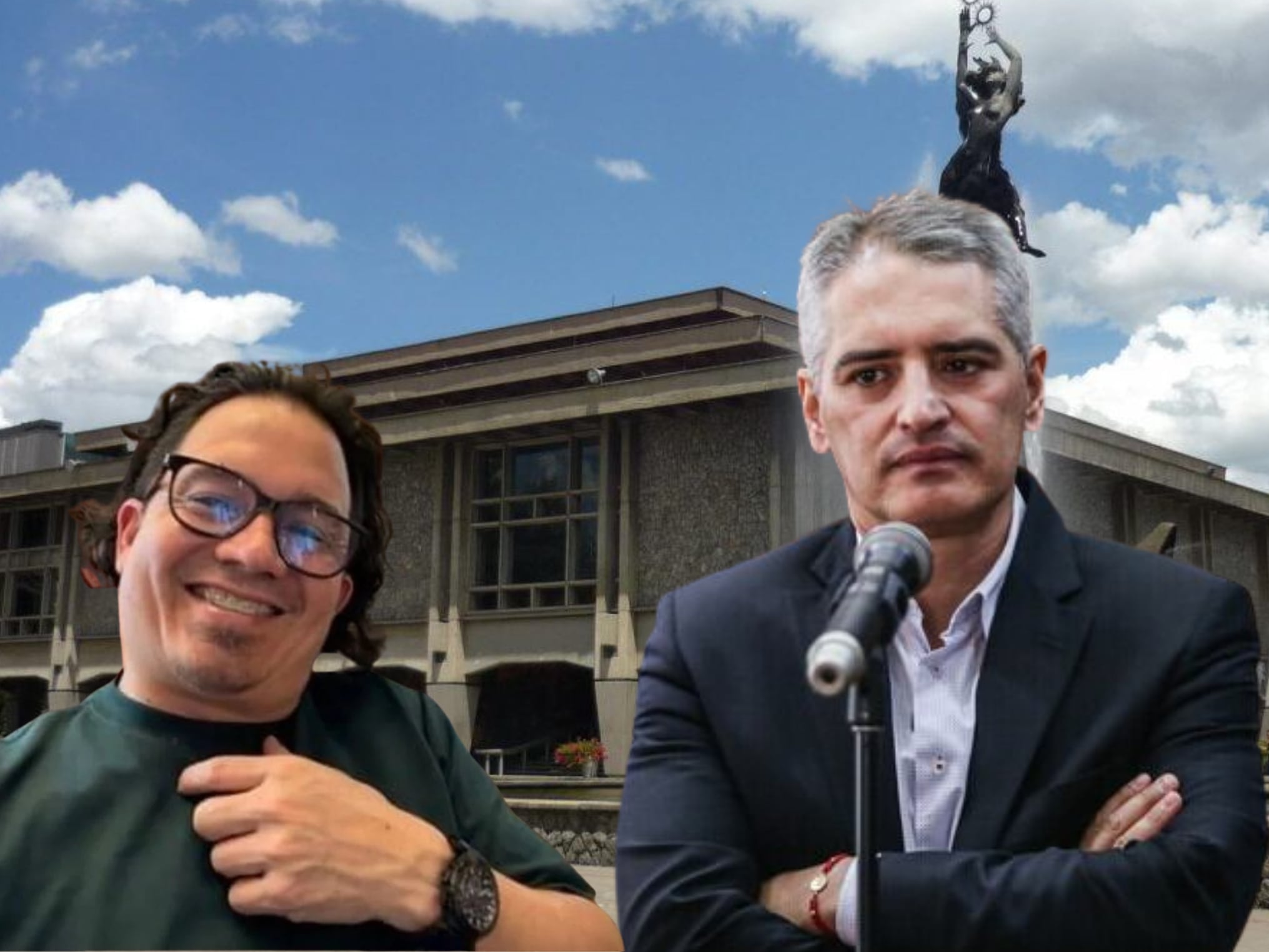 Gobernador Rendón y Wilmar Mejía