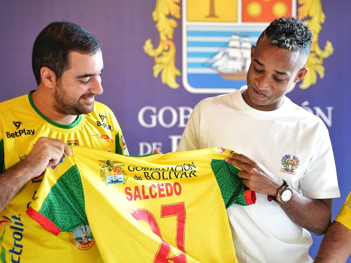 Juan José ‘Pitillo’ Salcedo fue presentado como nuevo jugador de Real Cartagena
