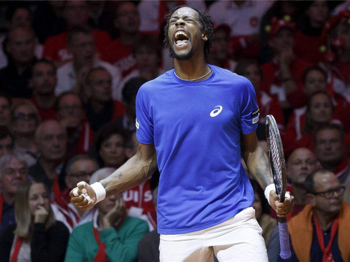 Monfils mantiene viva a Francia tras derrotar a Federer en la Copa Davis