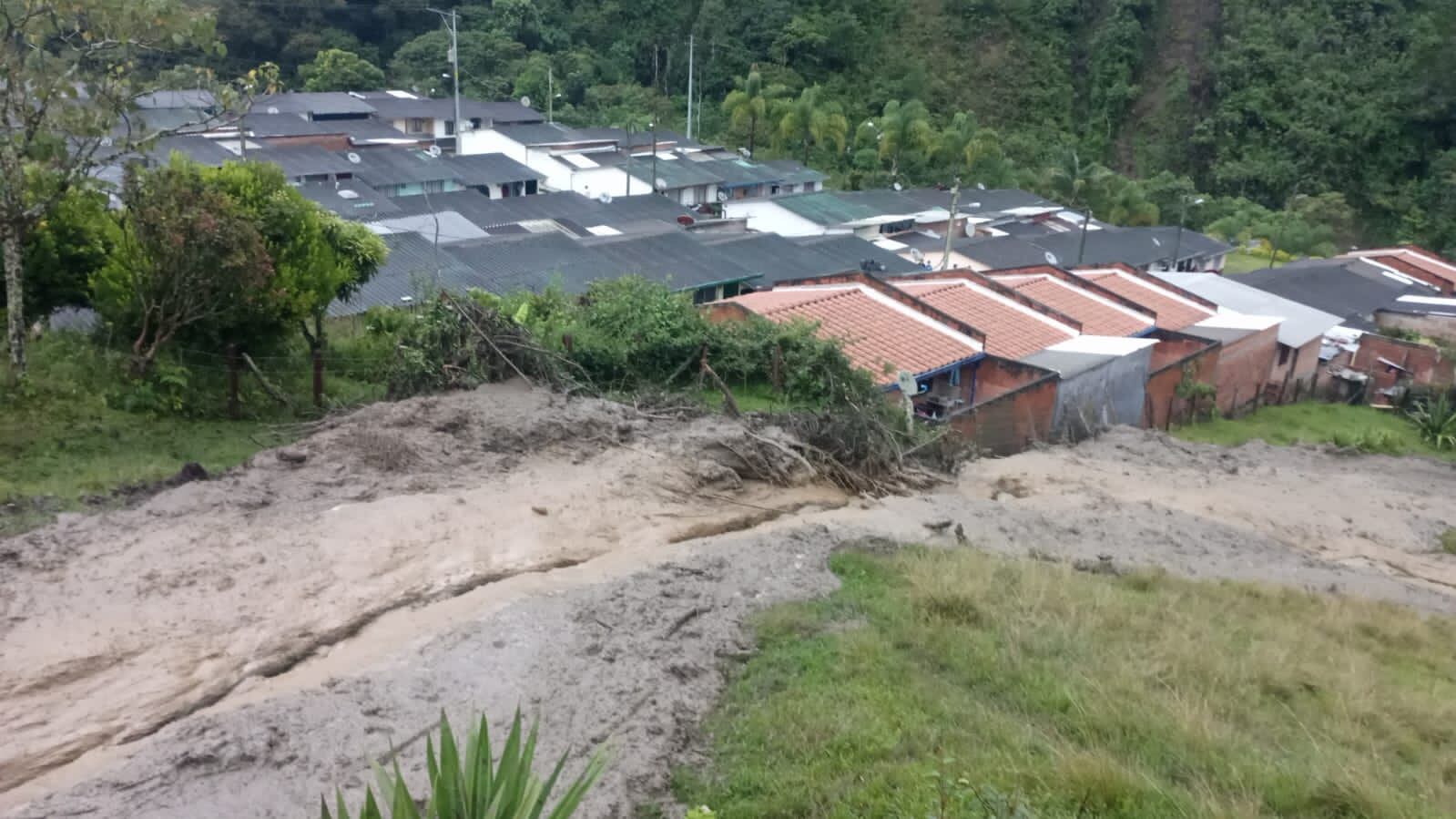 Lluvias en Abriaquí, Antioquia.