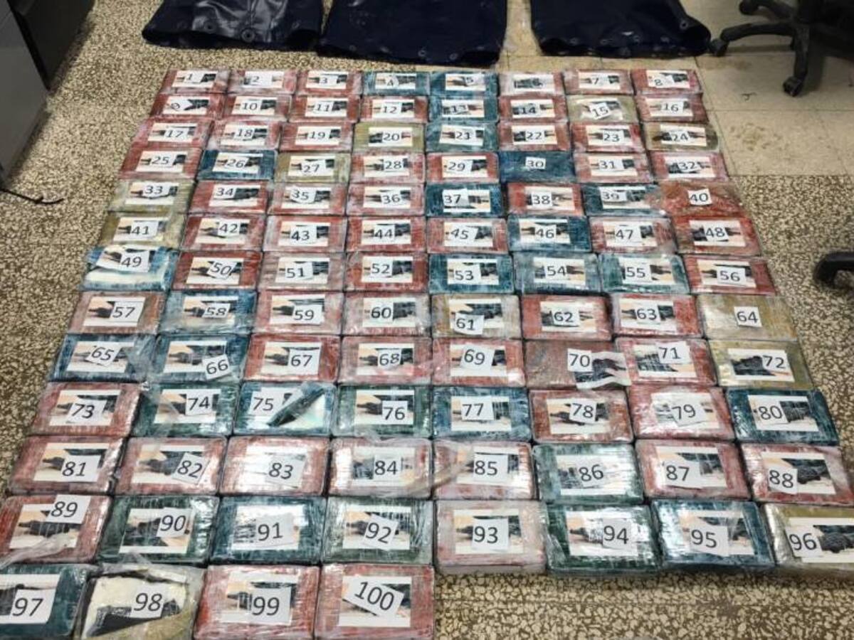 Incautan 260 kilos de cocaína en Tubará, Atlántico