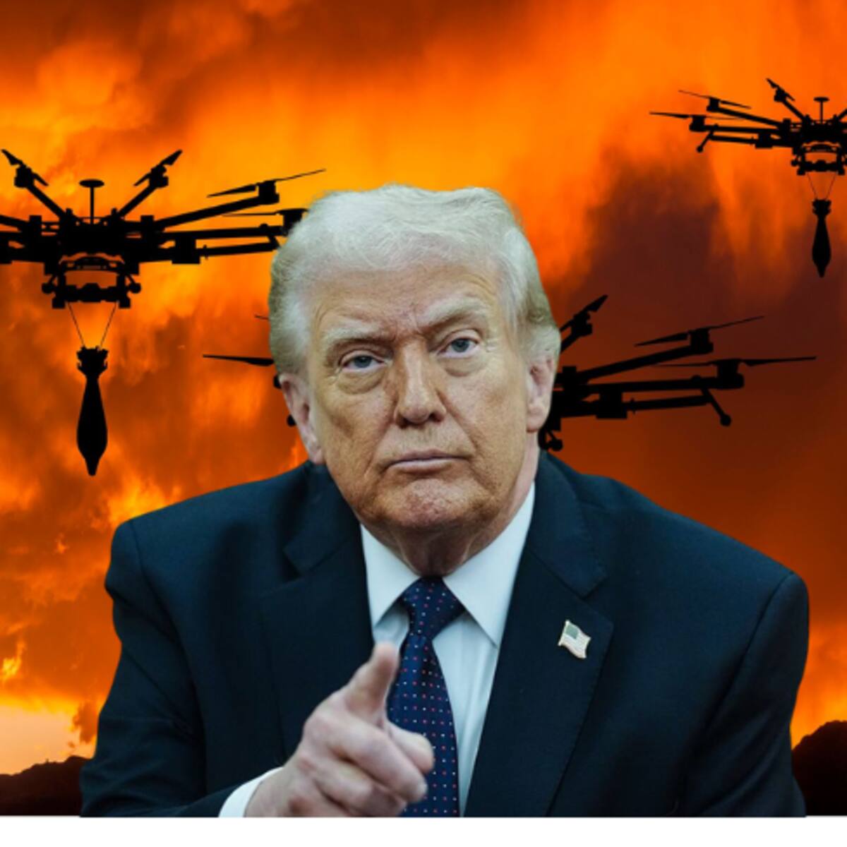 Trump dice que EE.UU. investiga un supuesto complot iraní con drones contra California