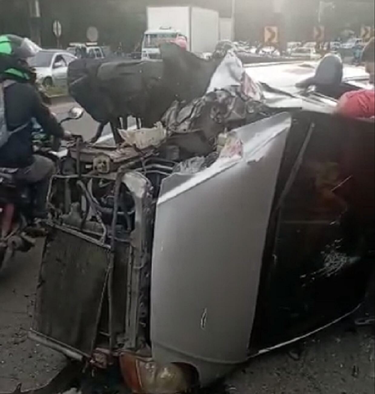 Dos heridos en accidente