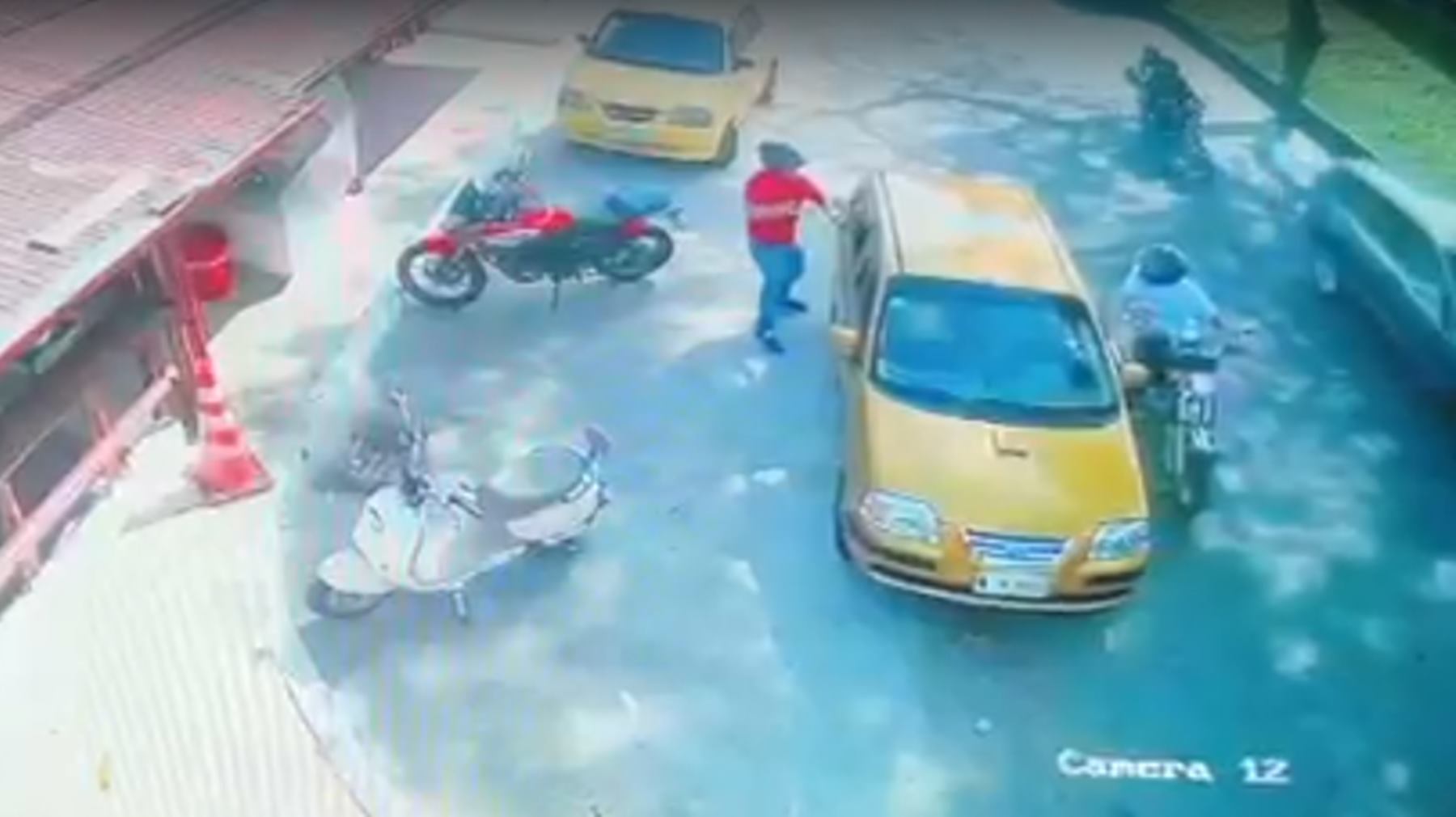 Intento de fleteo a Mario Eduvino en Ibagué