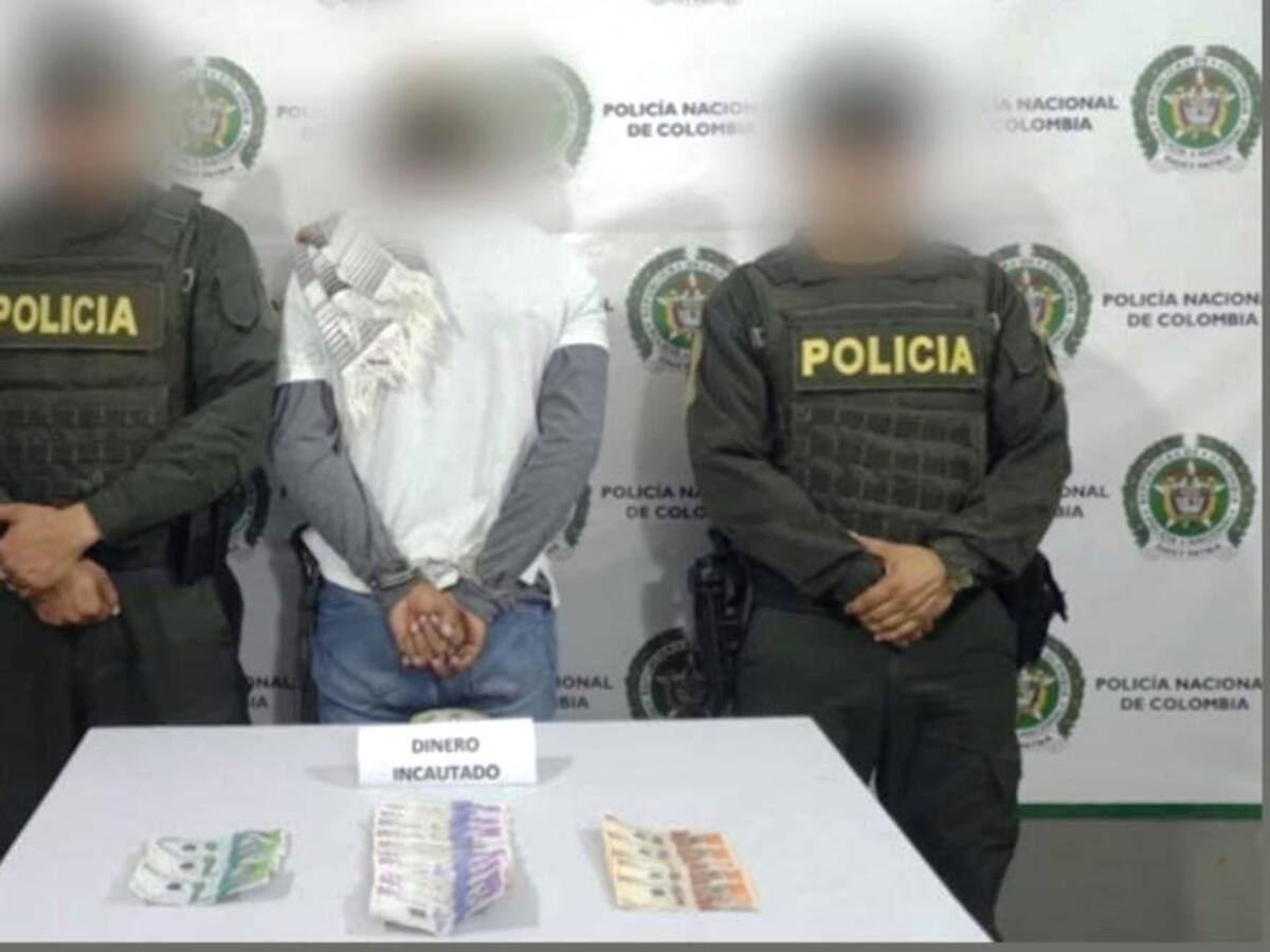 Comerciante intentó sobornar a policías con $600 mil para evitar un procedimiento en Arjona