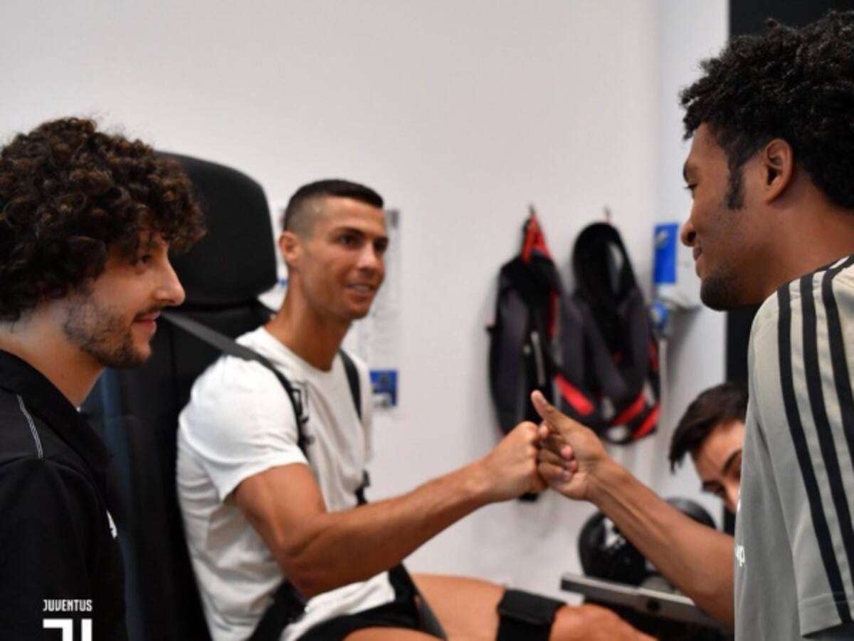 Cristiano Ronaldo se unió a la Juve y ya conoció a Juan Guillermo Cuadrado