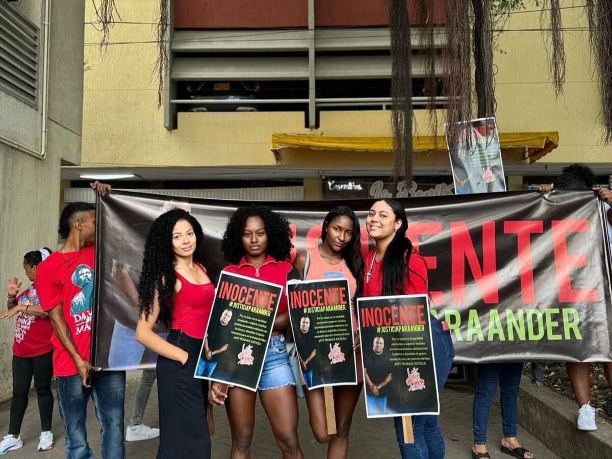 Protestas exigieron justicia para instructor de baile detenido en Cartagena