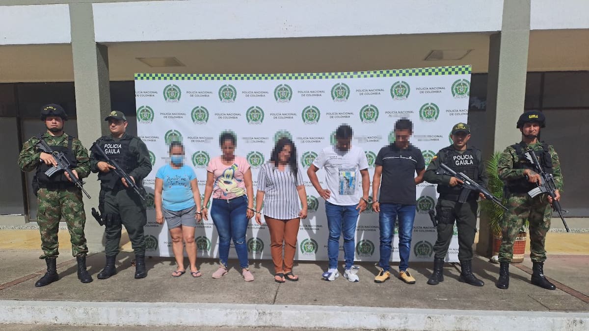 En el Caquetá cinco personas fueron capturadas por el delito de extorsión
