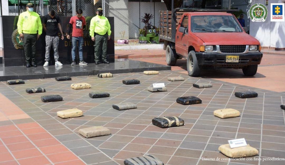 Judicializados por transporte de estupefacientes en vías del Huila.