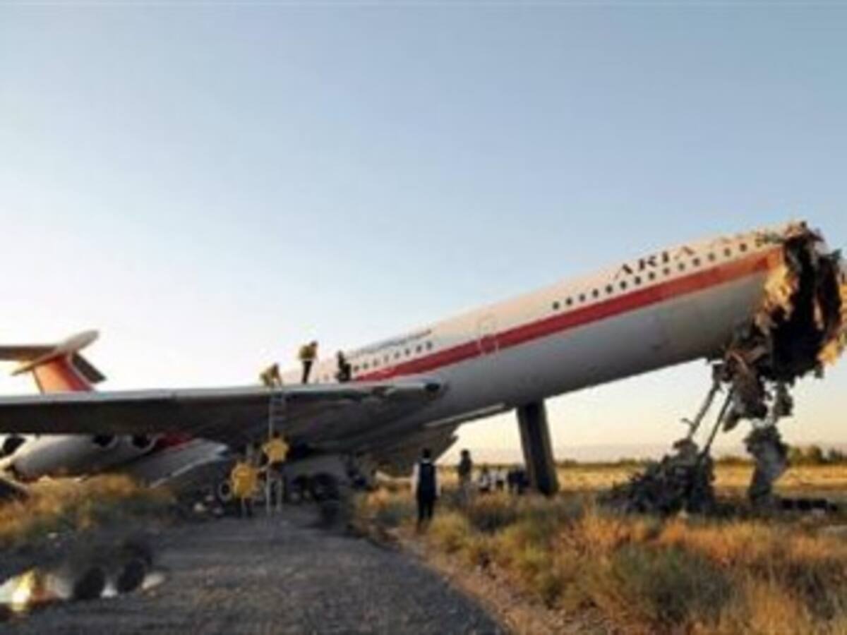 La excesiva velocidad fue la causa del accidente aéreo en Irán