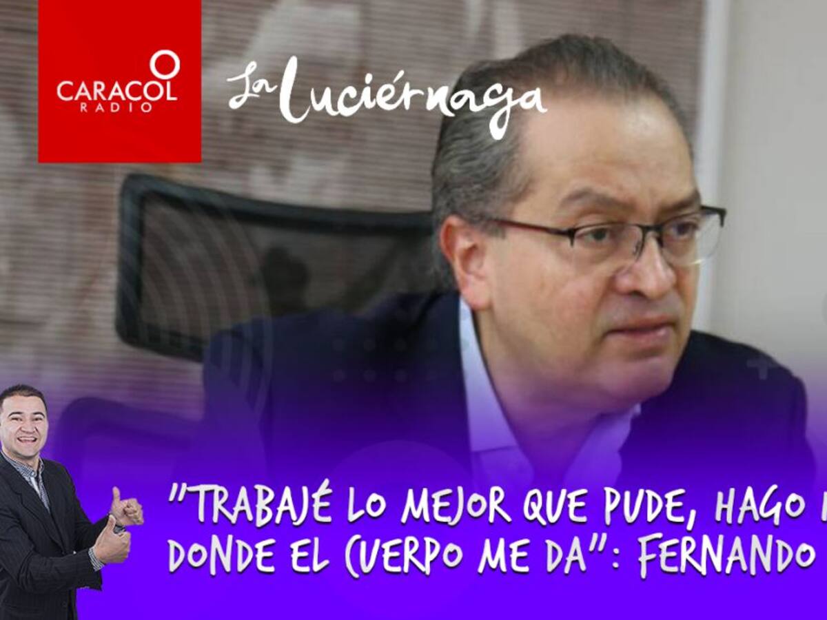 "Trabajé lo mejor que pude, hago hasta donde el cuerpo me da": Carrillo