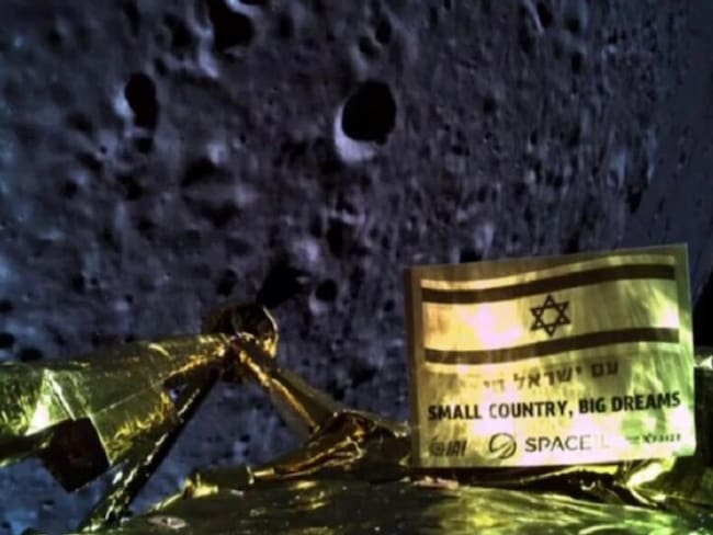 ¡Muy cerca! Sonda israelí se estrella al aterrizar en la Luna