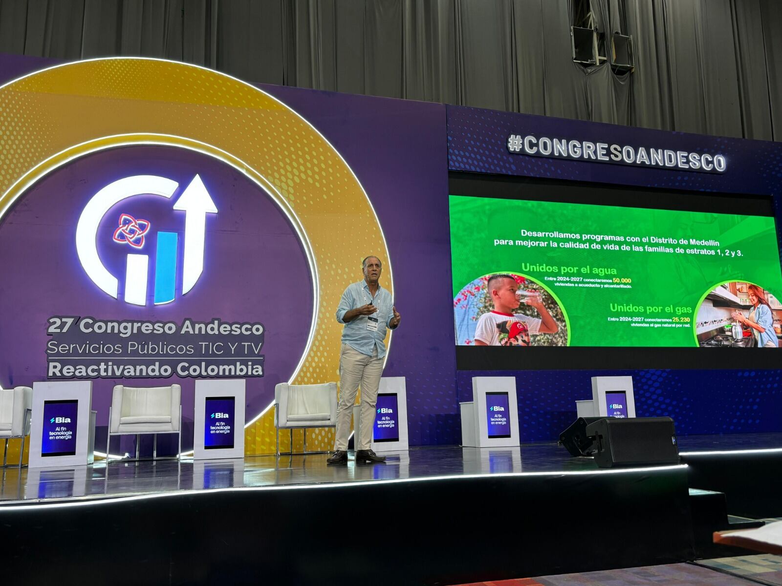 EPM está presente en Andesco con un recorrido por sus siete décadas de historia