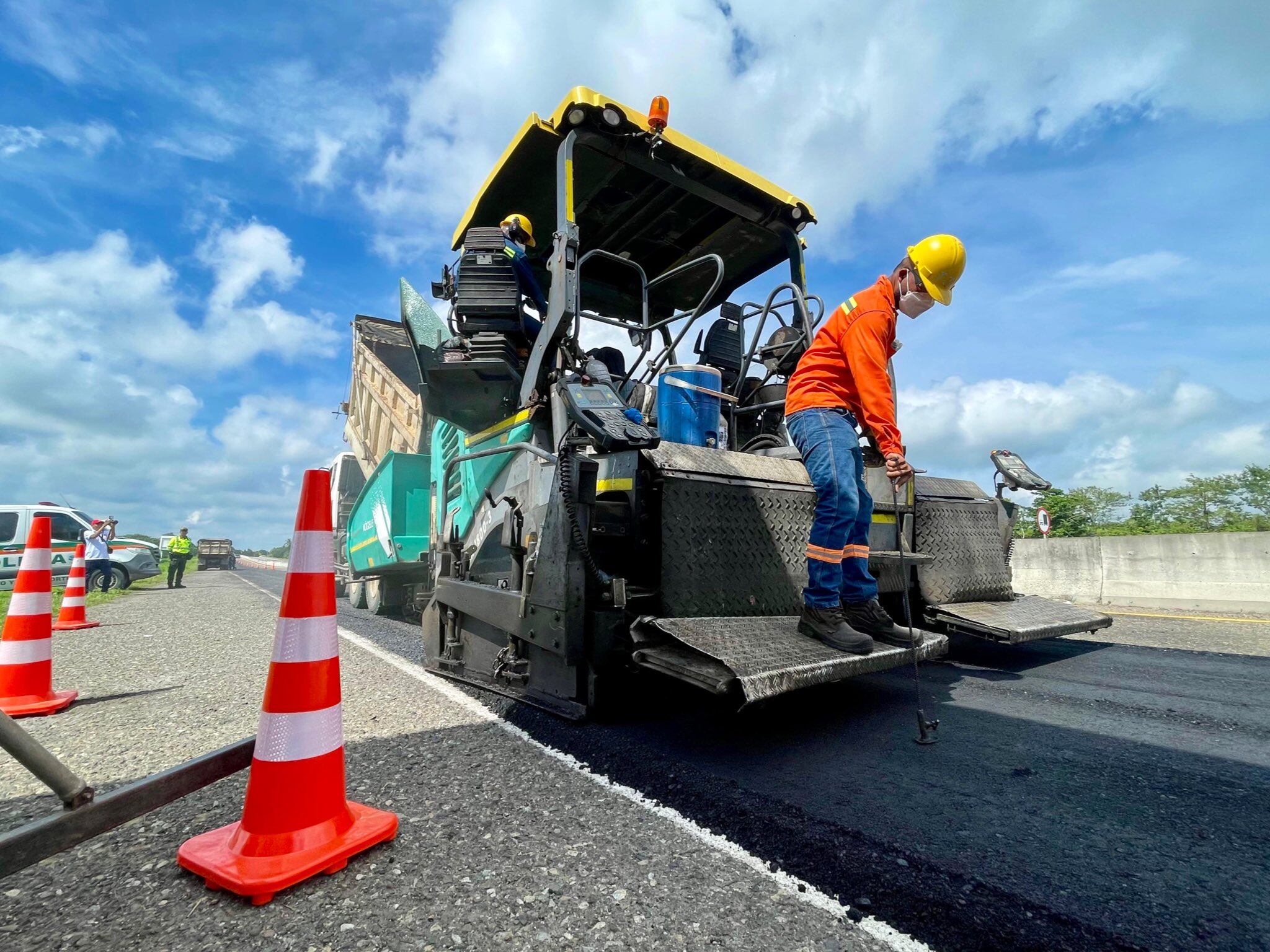 Tramo intervenido foto: Gobernación del Atlántico