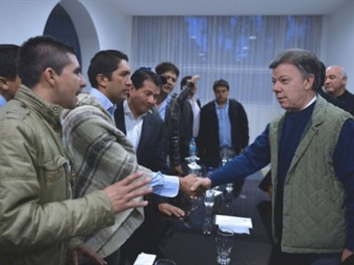 Santos se reúne con gobernadores para analizar acuerdos con campesinos