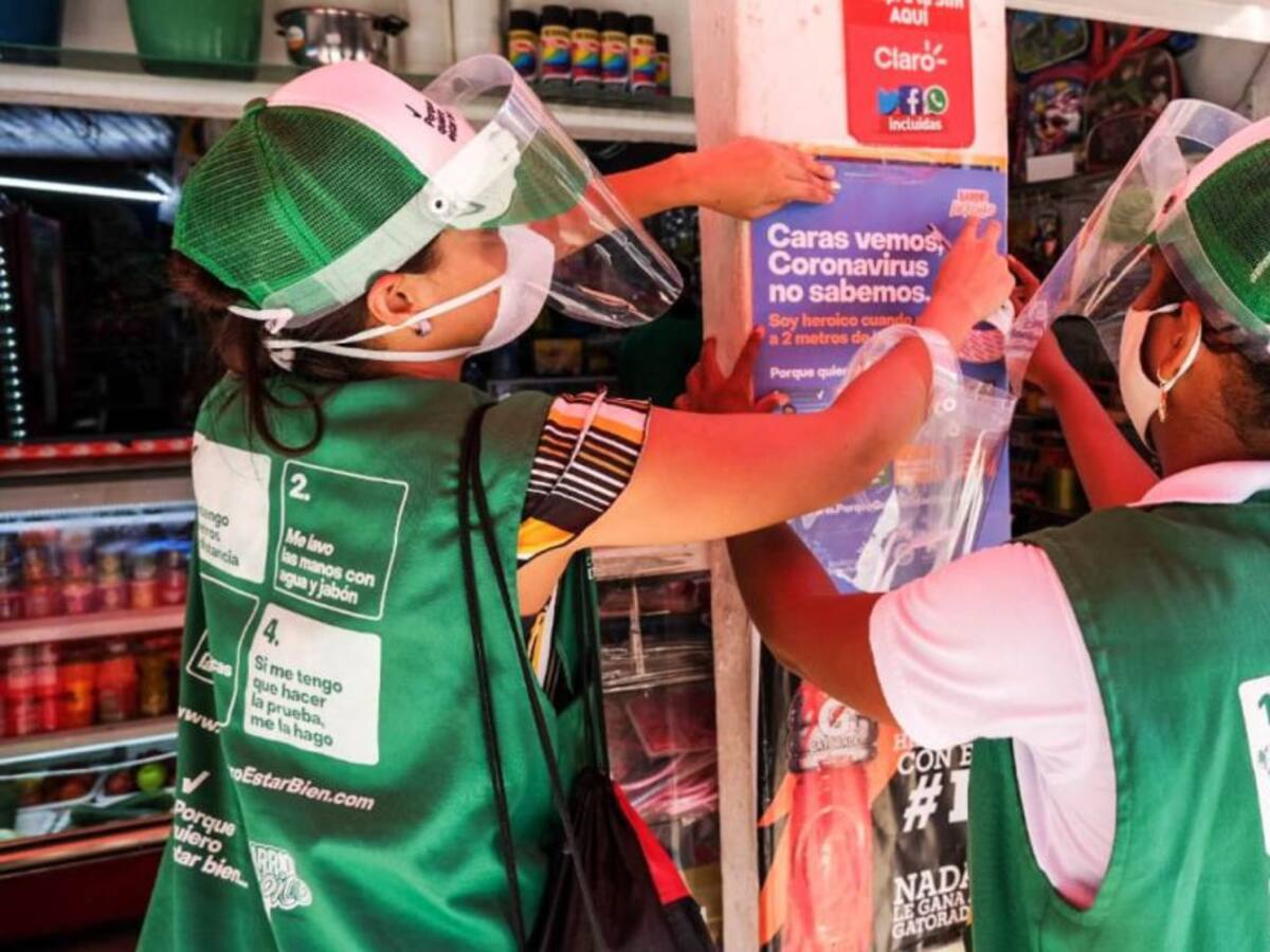 Barrio Heroico realiza corredor de Comercio Bioseguro contra la COVID-19