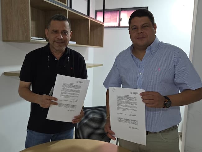 Dos delegados departamentales de la Registraduría toman posesión en Córdoba. Foto: Registraduría.