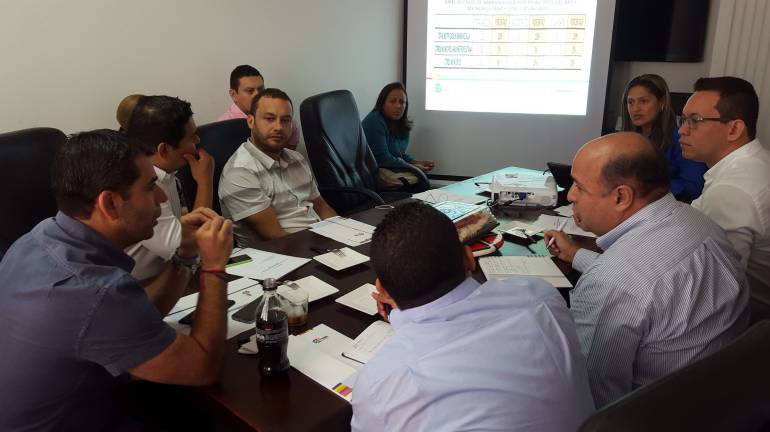 Aspecto de la reunión del Consejo Metropolitano de Salud.