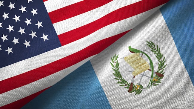 Guatemala y Estados Unidos. Getty Images