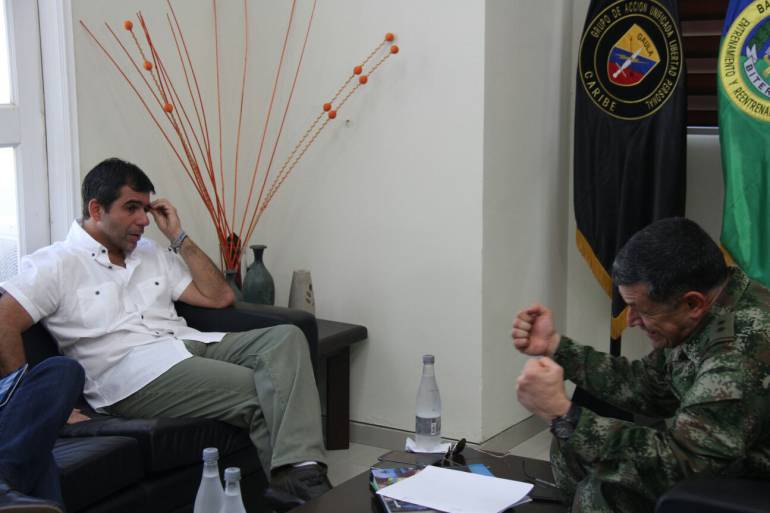 El alcalde Alejandro Char reconoció la labor de las autoridades en el desmantelamiento de la banda.