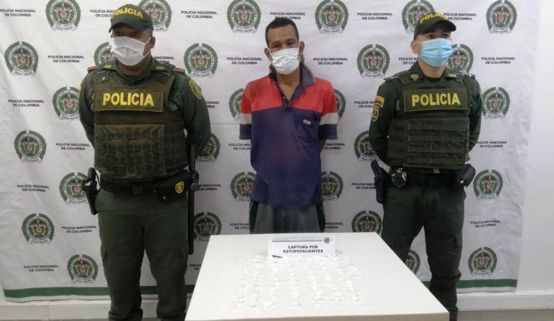 Lo descubren con más de 150 dosis de base de coca al norte de Bolívar 