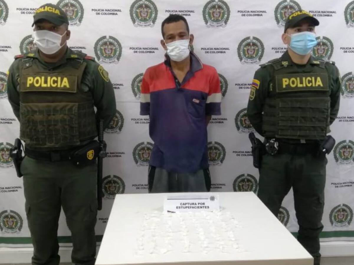 Lo descubren con más de 150 dosis de base de coca al norte de Bolívar