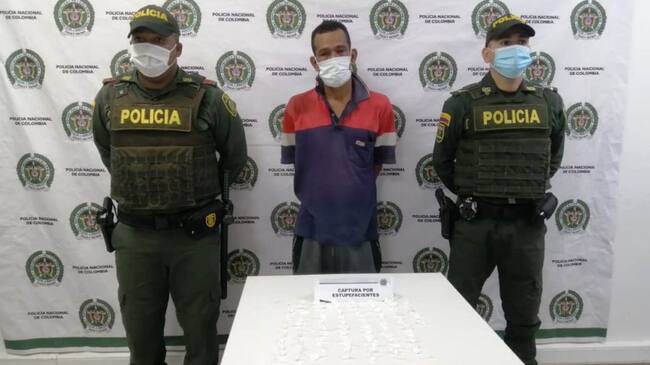 Lo descubren con más de 150 dosis de base de coca al norte de Bolívar