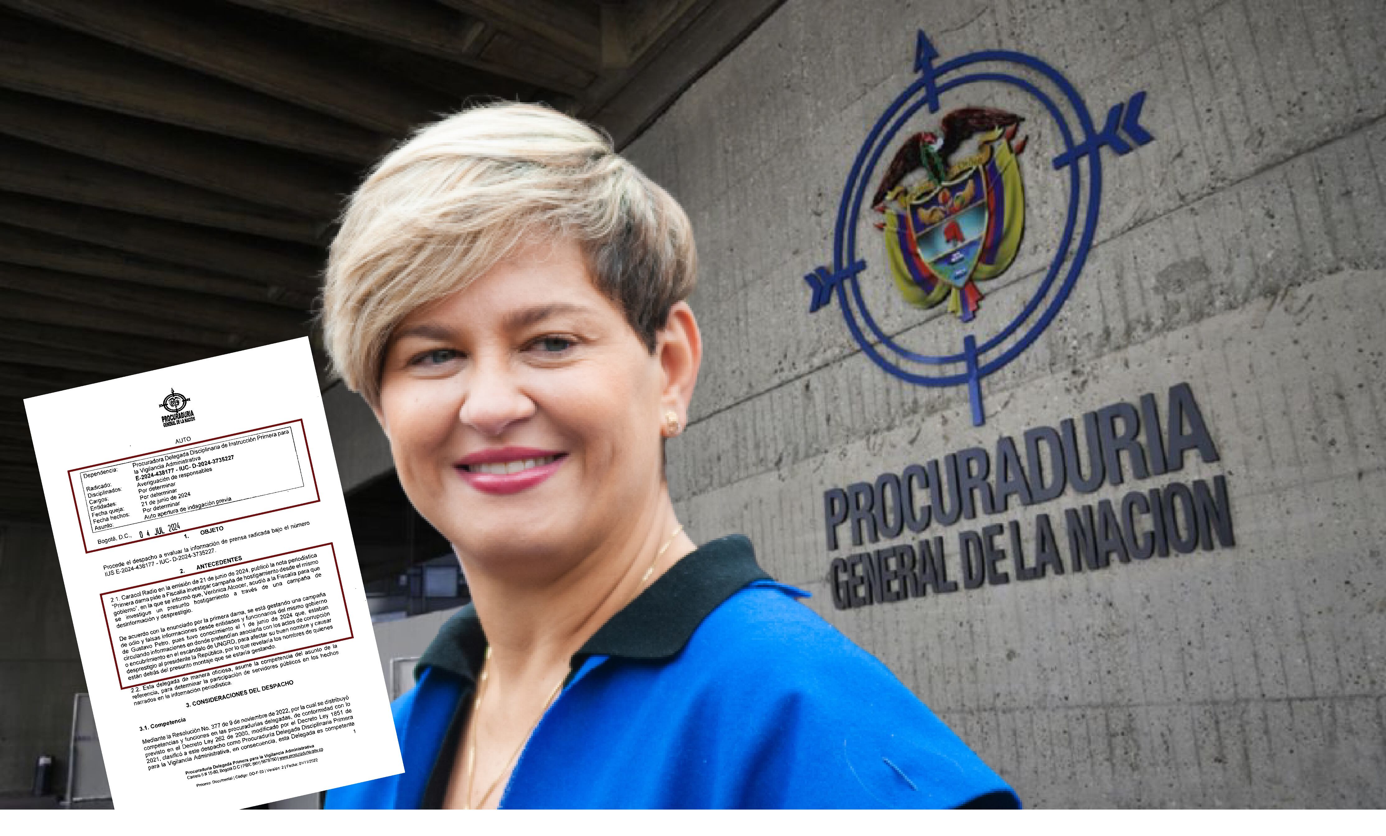 Procuraduría abrió indagación por presunta campaña de desprestigio contra la primera dama Verónica Alcocer