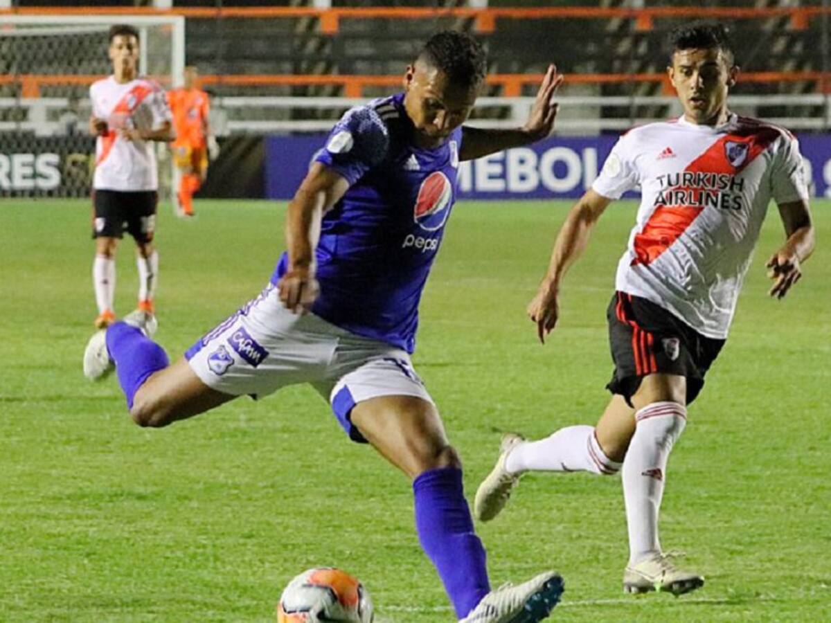 Millonarios: derrota ante River Plate y eliminado de la Libertadores Sub-20