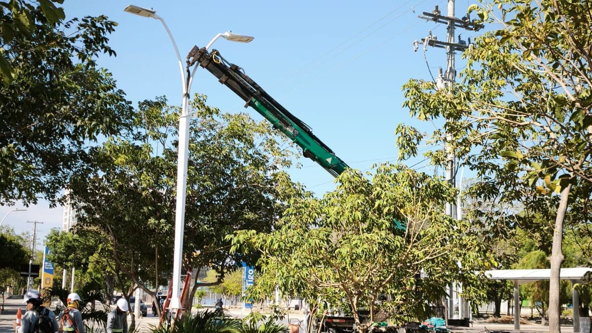 Santa Marta avanza en la modernización del alumbrado público con más de 10 mil reportes solucionados