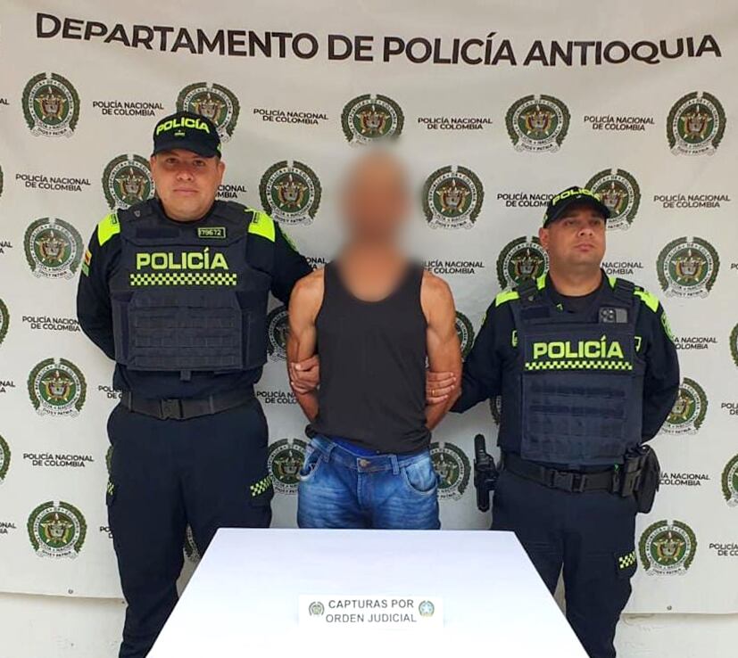Captura Alias ´El Mocho´. Foto: Policía Nacional.