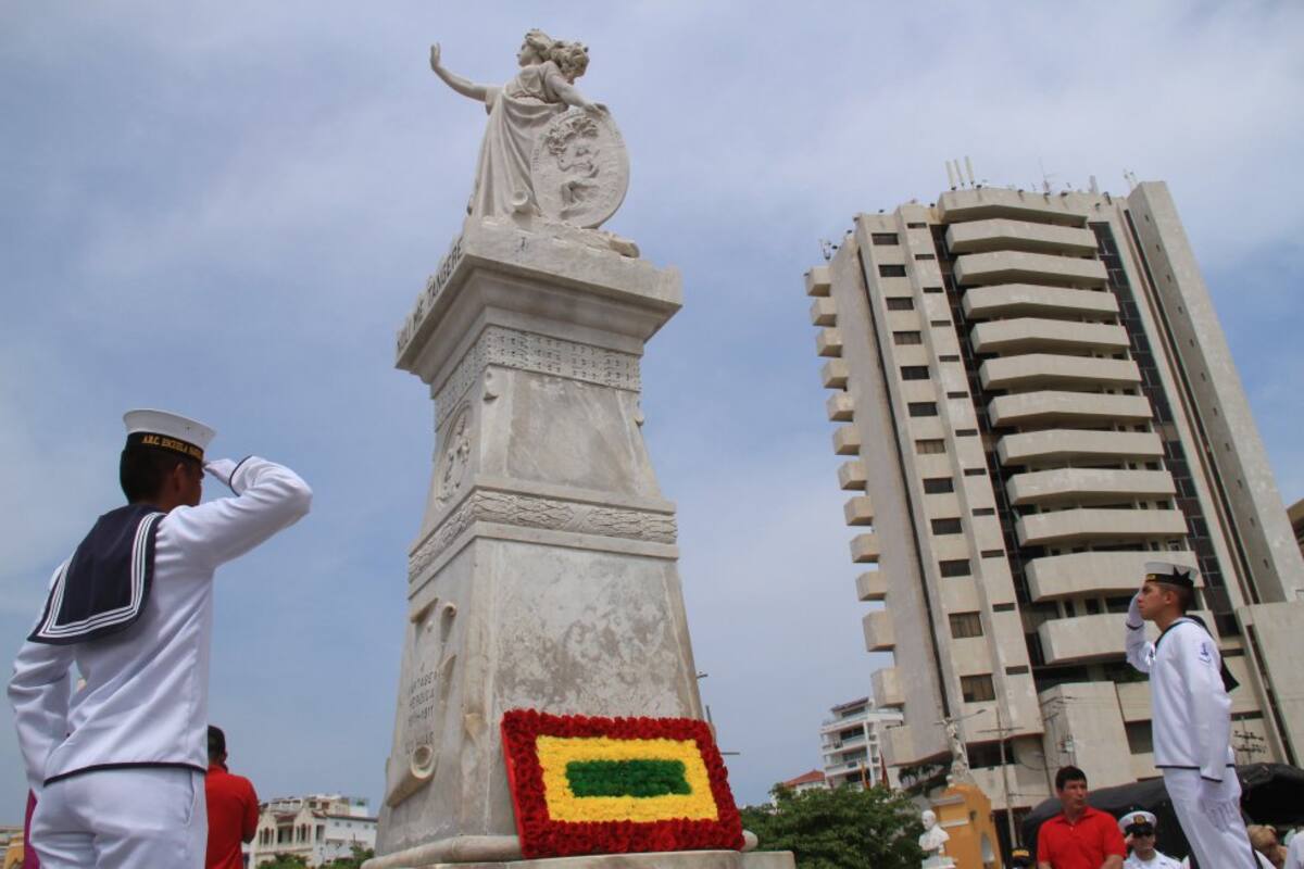 Cartagena fue el primer territorio de la actual Colombia en declararse totalmente independiente.