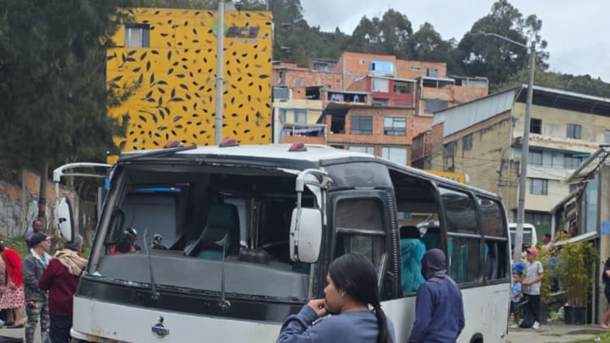 Bus se quedó sin frenos en El Codito, Usaquén: 9 personas heridas