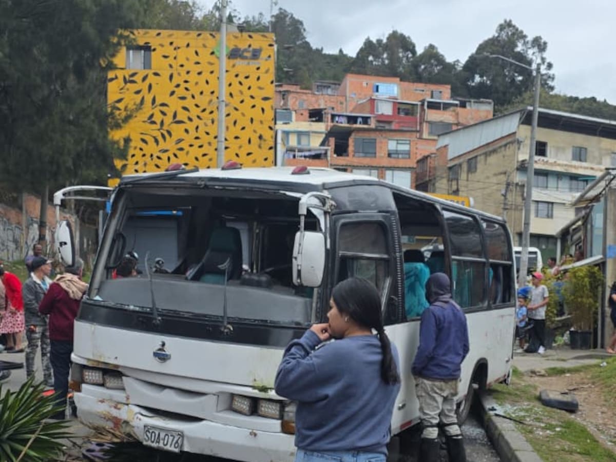 Bus se quedó sin frenos en El Codito, Usaquén: 9 personas heridas