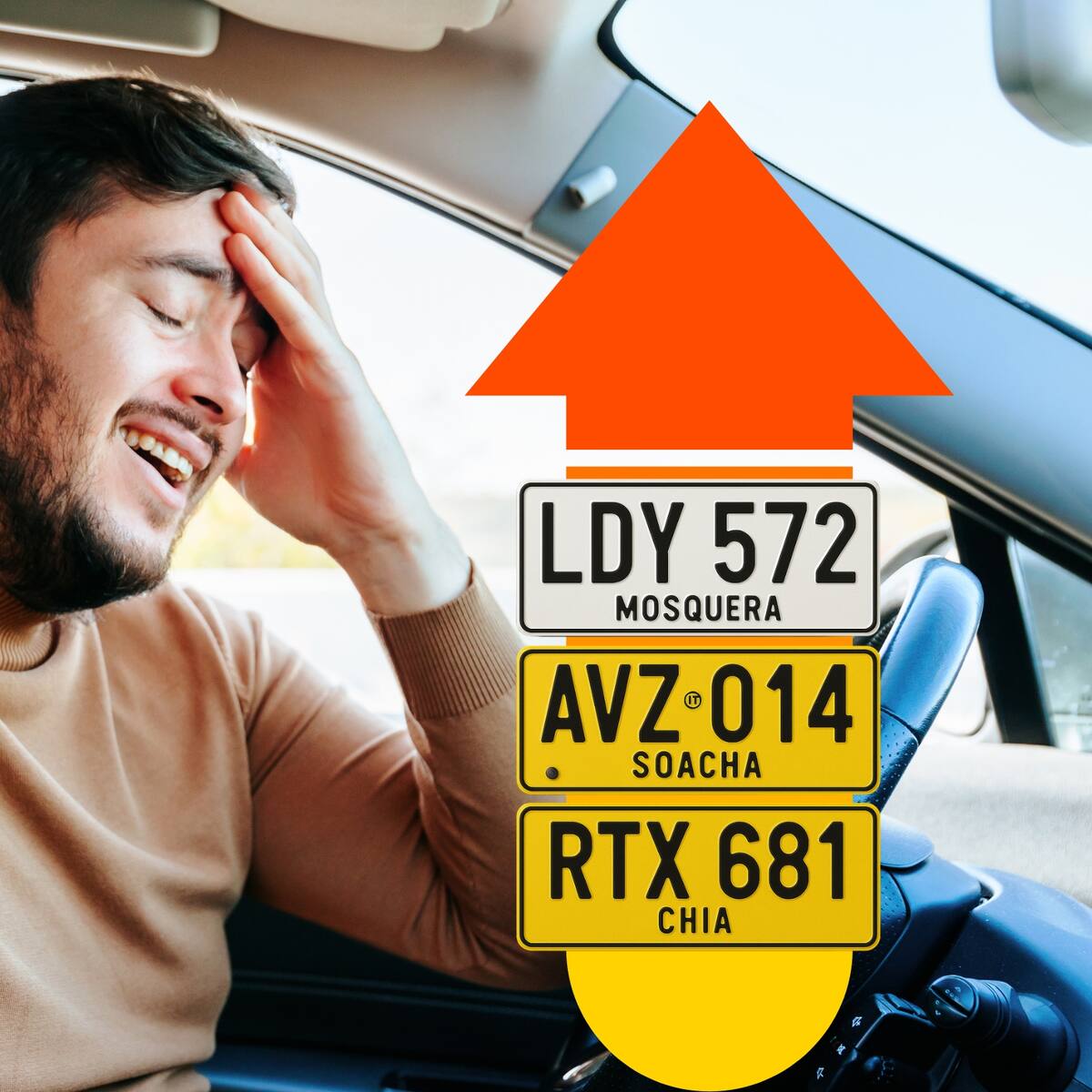 Nueva tarifa de pico y placa solidario para carros no matriculados en Bogotá: Sube el 50%