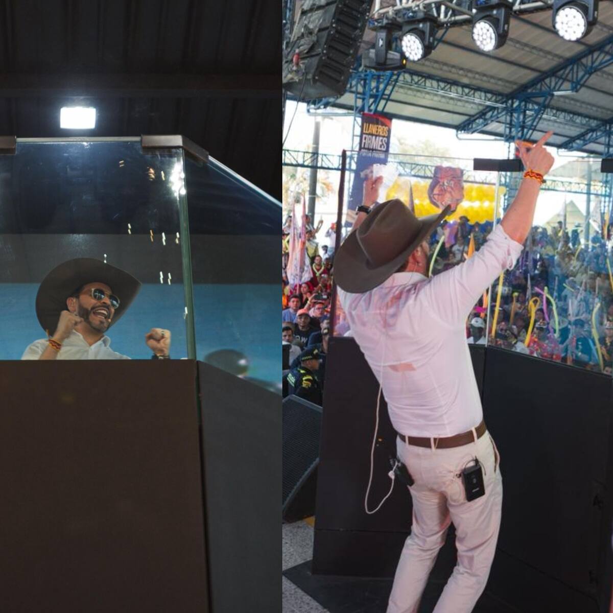 Abelardo de la Espriella realizará sus eventos políticos con un atril cubierto con vidrio blindado