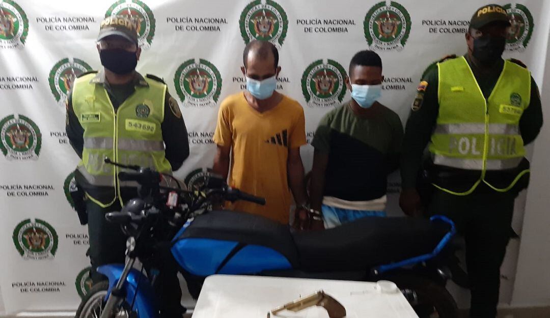 La detención se registró en el kilómetro 1 sobre el puente Roncador que comunica a Magangué con Cicuco