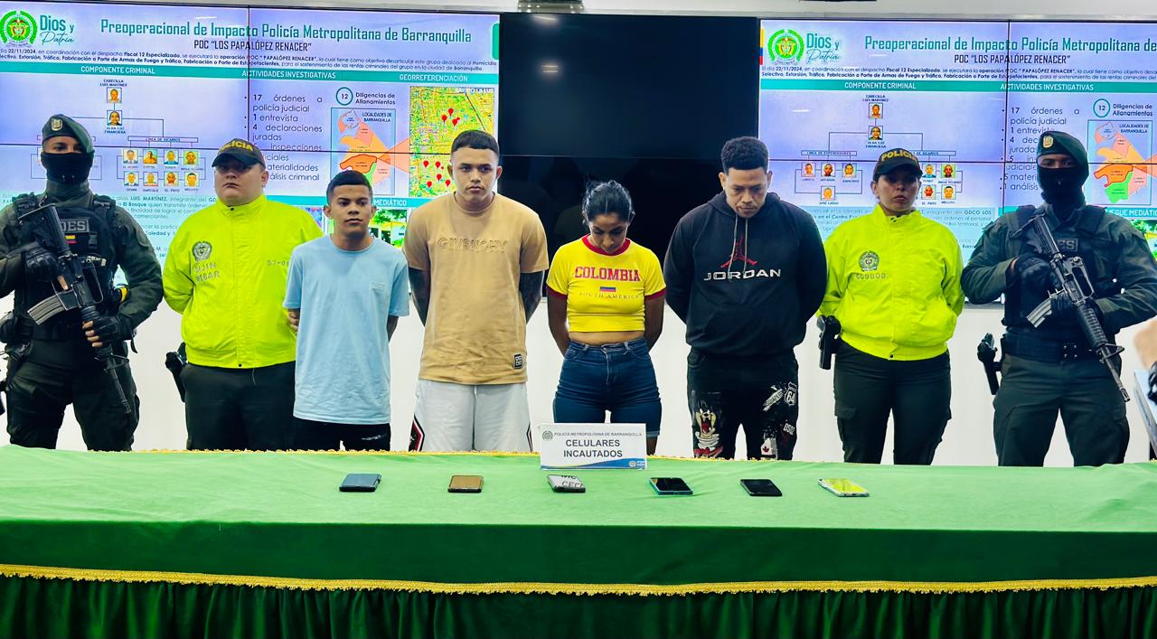 Cortesía: Policía Metropolitana de Barranquilla