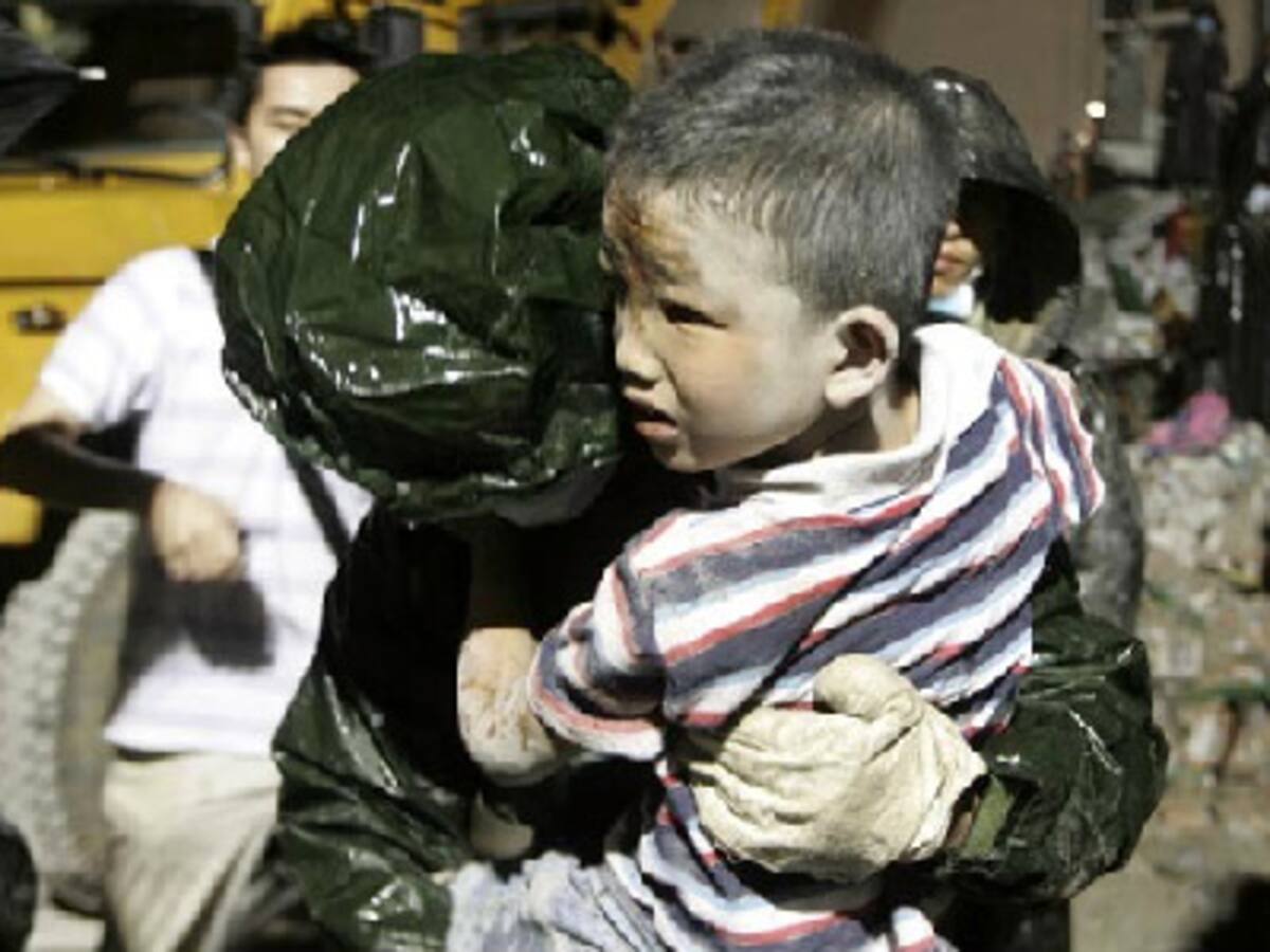 Terremoto en China