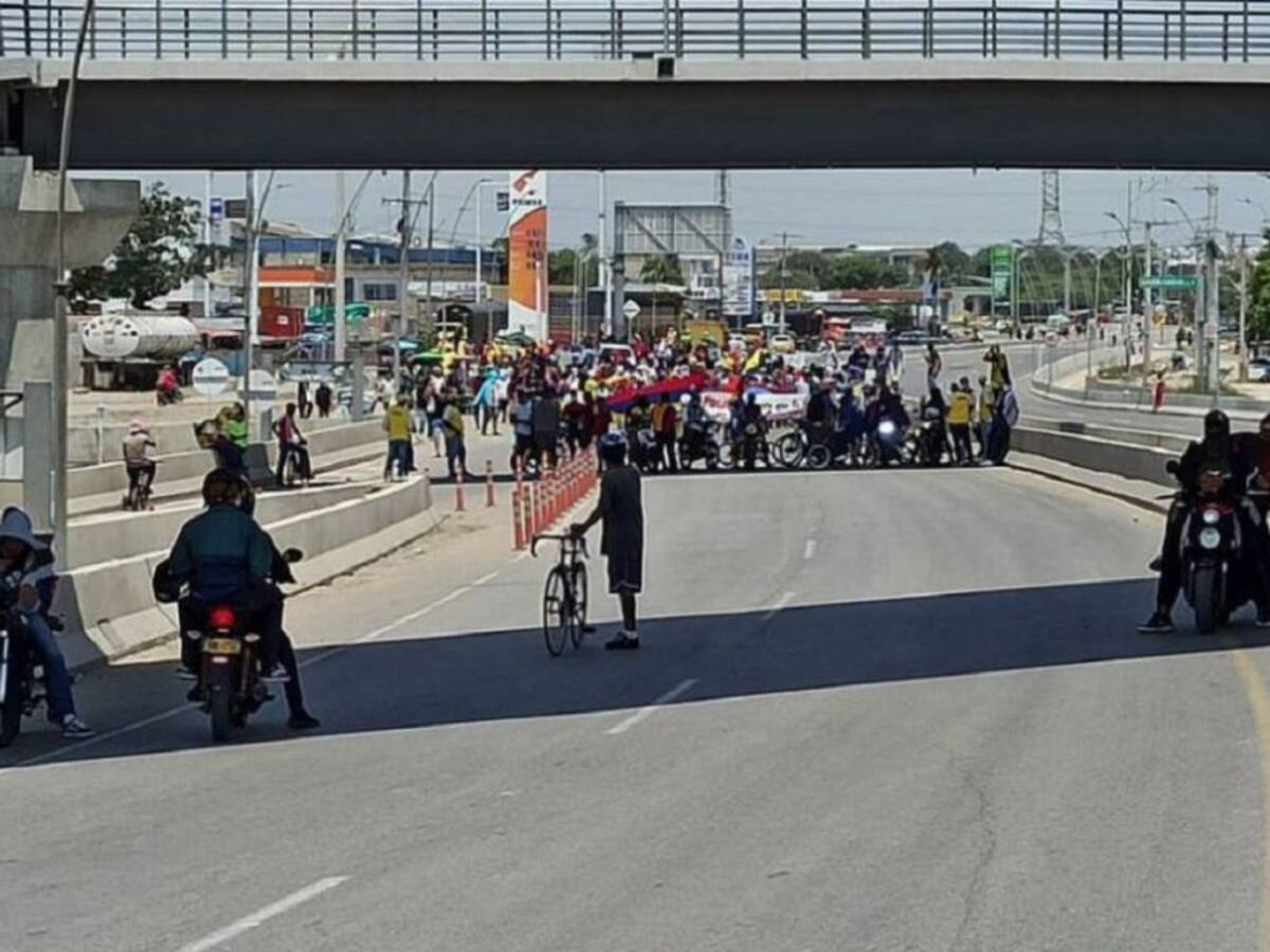 Por más de siete horas estuvo bloqueado el Pumarejo