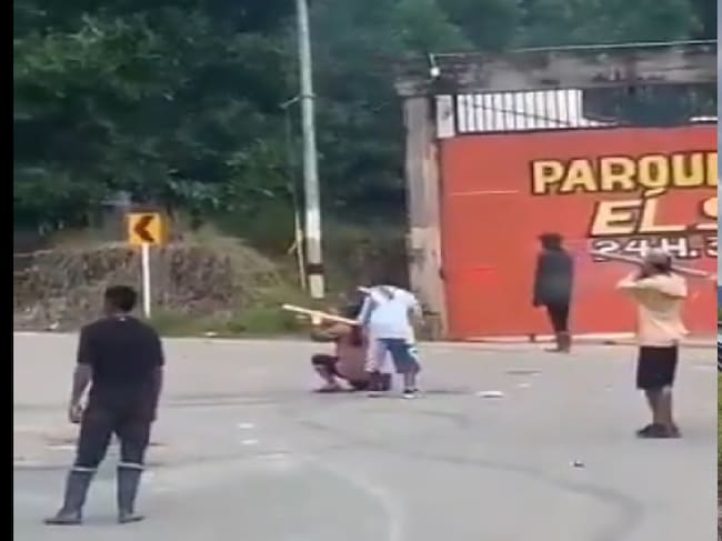 Disturbios en Zaragoza- captura pantalla video gobernación