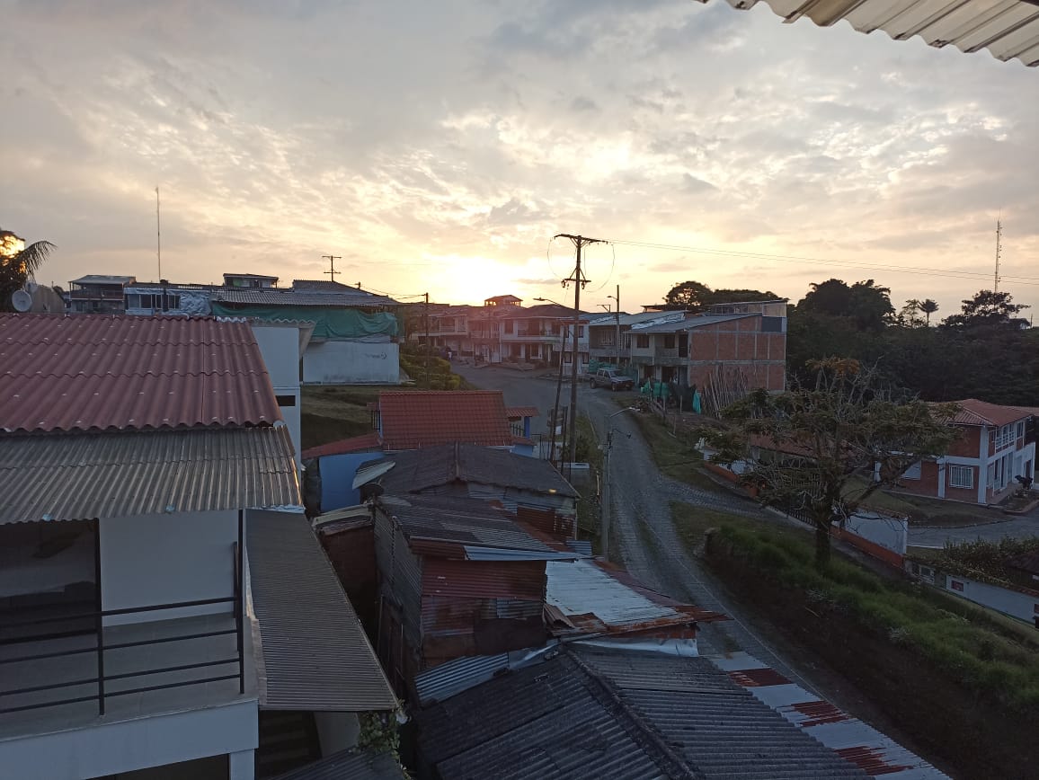 Atardecer en el Quindío desde el municipio de Filandia