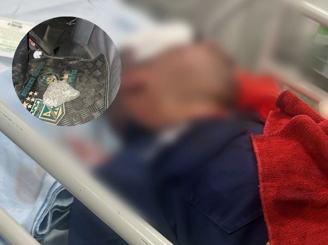 Conductor de una grúa quedó con lesiones graves por la agresión de un motociclista