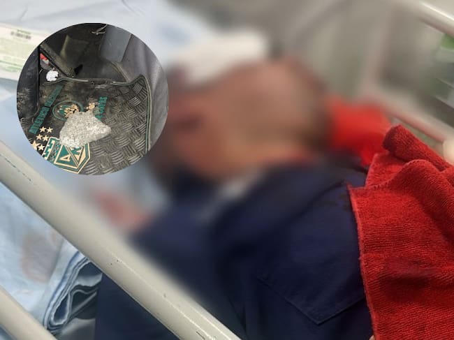 Conductor de una grúa quedó con lesiones graves por la agresión de un motociclista