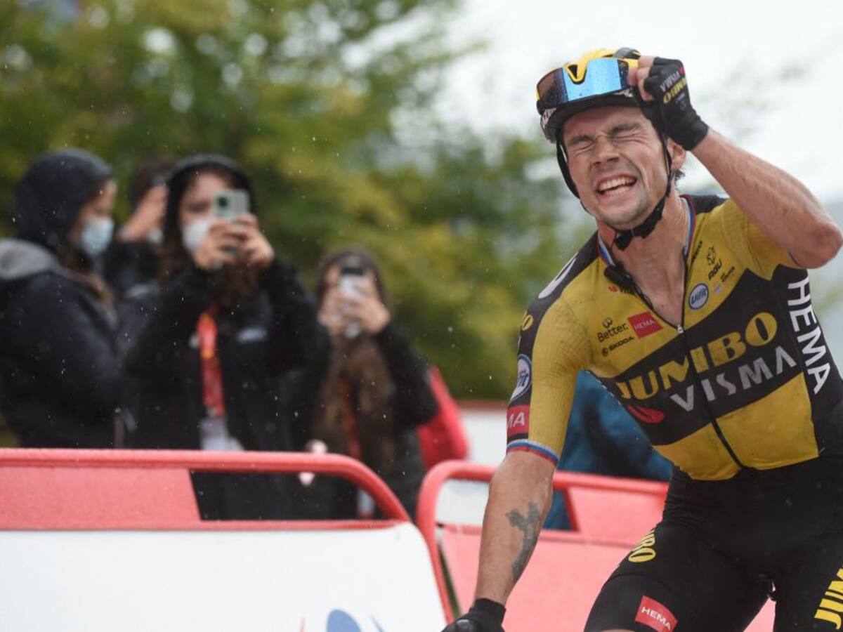 Moñona de Roglic: Aprovechó una fuga con Egan, ganó la etapa y es líder