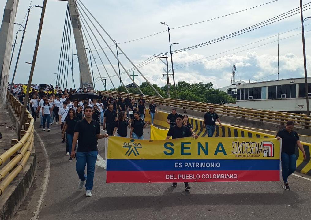 Movilización SENA Norte de Santander - Foto: Cortesía
