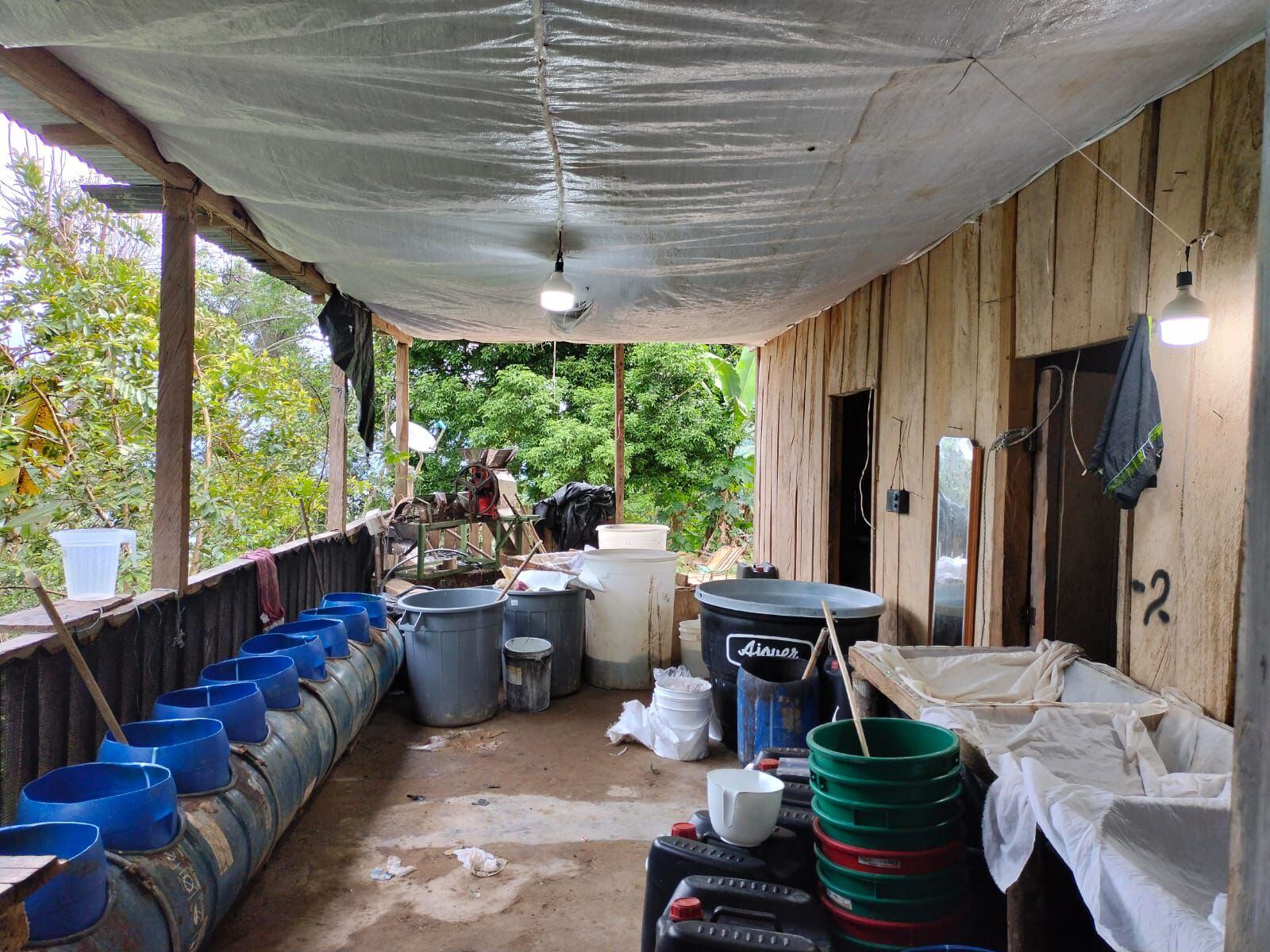 Ejército destruyó complejos cocaleros avaluados en 3 mil millones en Norte de Santander. Cortesía: Ejército Nacional.