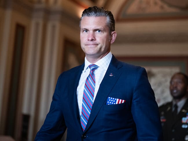 El secretario de Guerra, Pete Hegseth, el 5 de noviembre de 2025. FOTO: Tom Williams/Getty Images